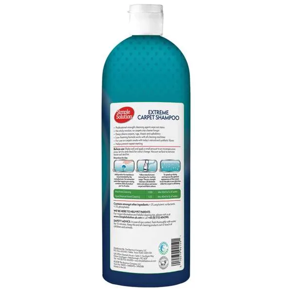 Simple Solution Extreme Carpet Shampoo 1 Litre