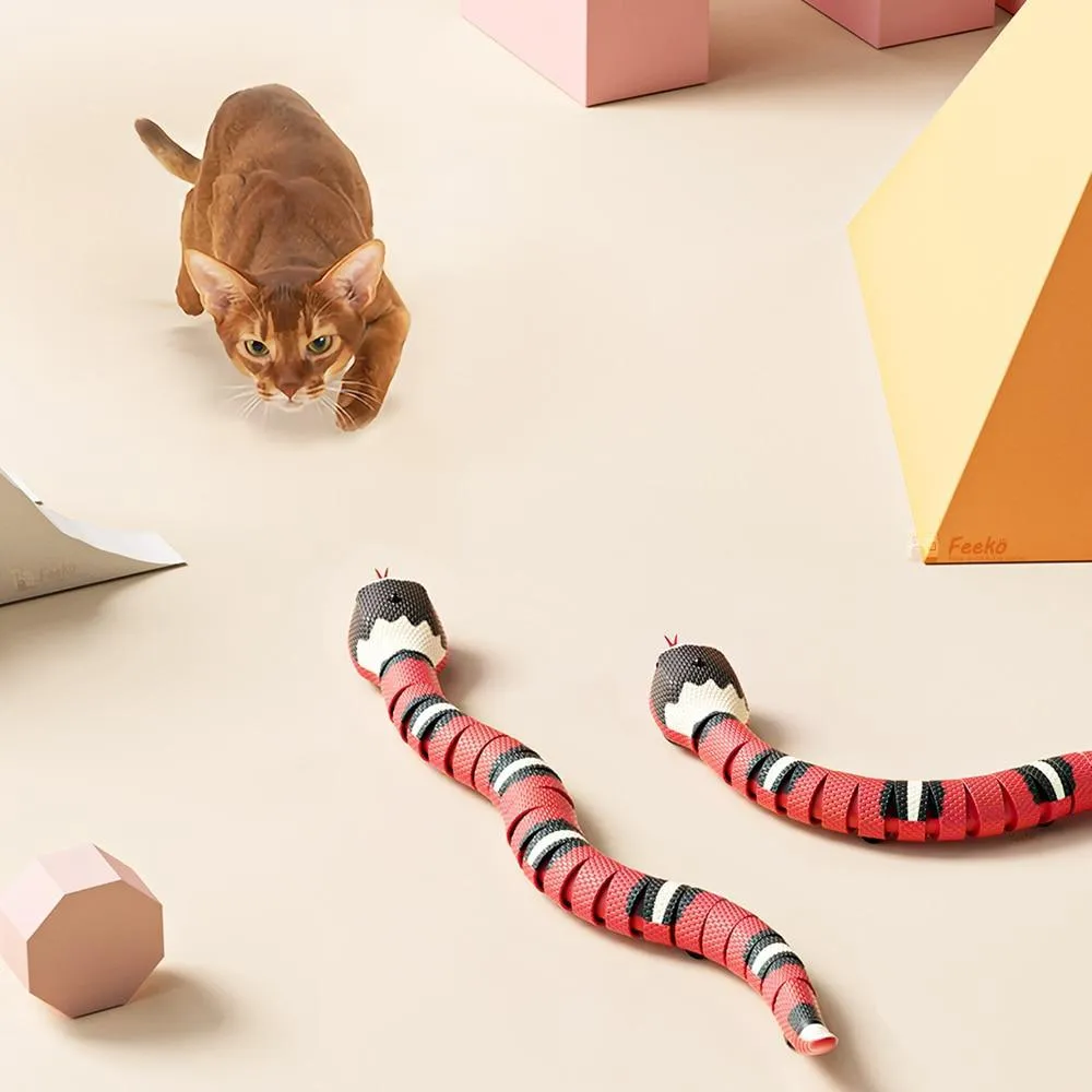 Slinky Moving Snake Cat Toy