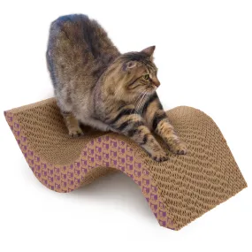 SmartyKat Super Scratcher  Scroll with Catnip Infusion Technology Corrugate Cat Scratcher, Hideout, and Lounge