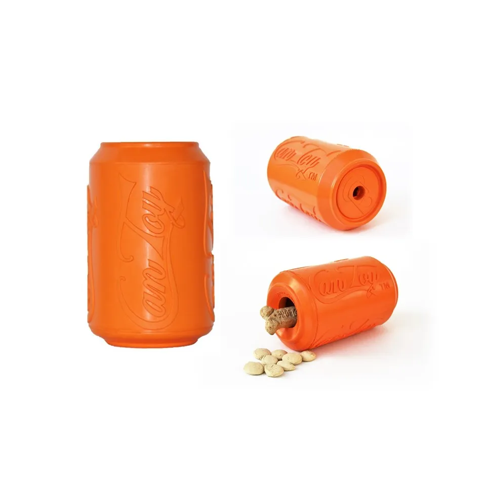 Soda Pup Rubber Can Dog Toy