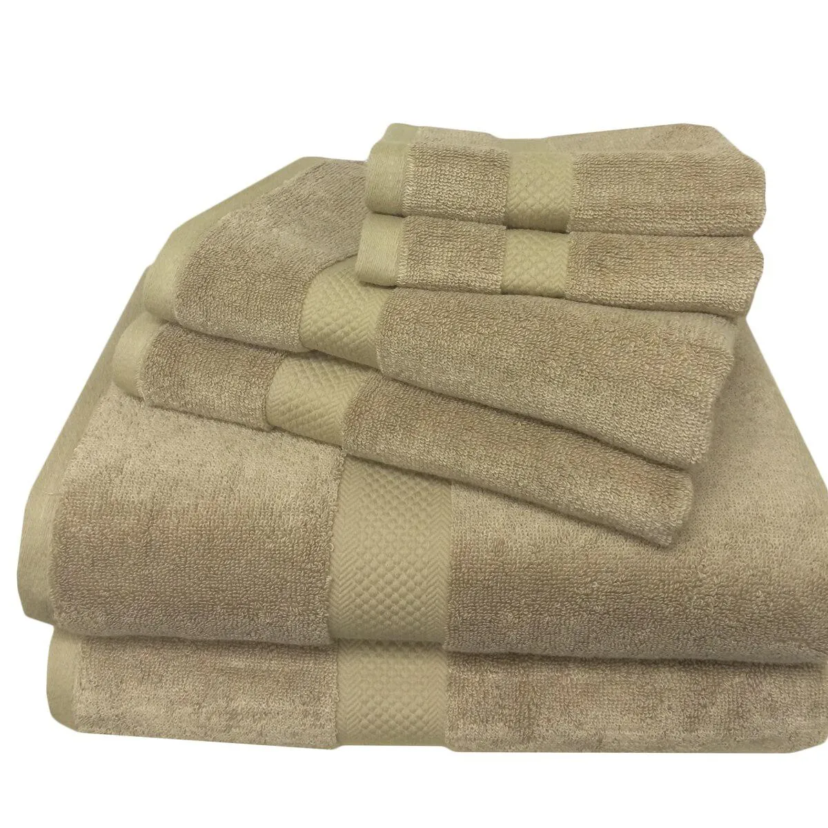 Super Soft Bamboo Cotton Blend 6-Piece Towel Set