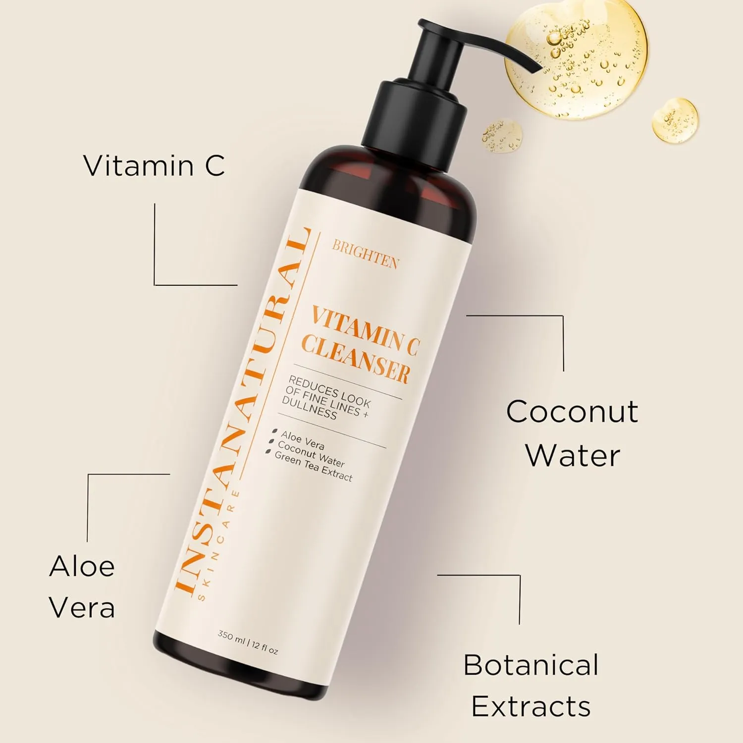 Vitamin C Cleanser 12 oz PUMP