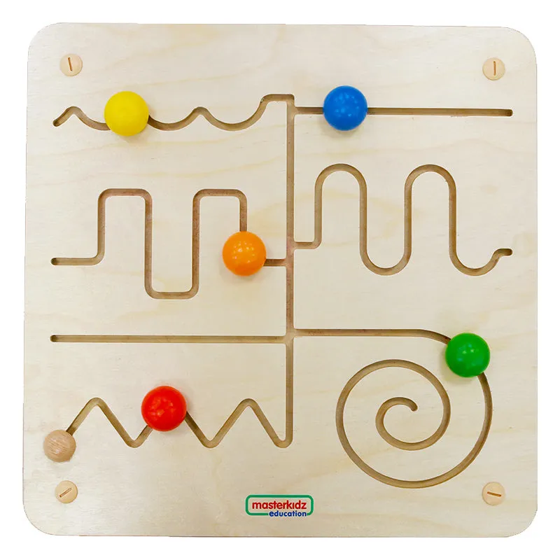 Waves and Lines Sliding Maze Montessori Educational Toys