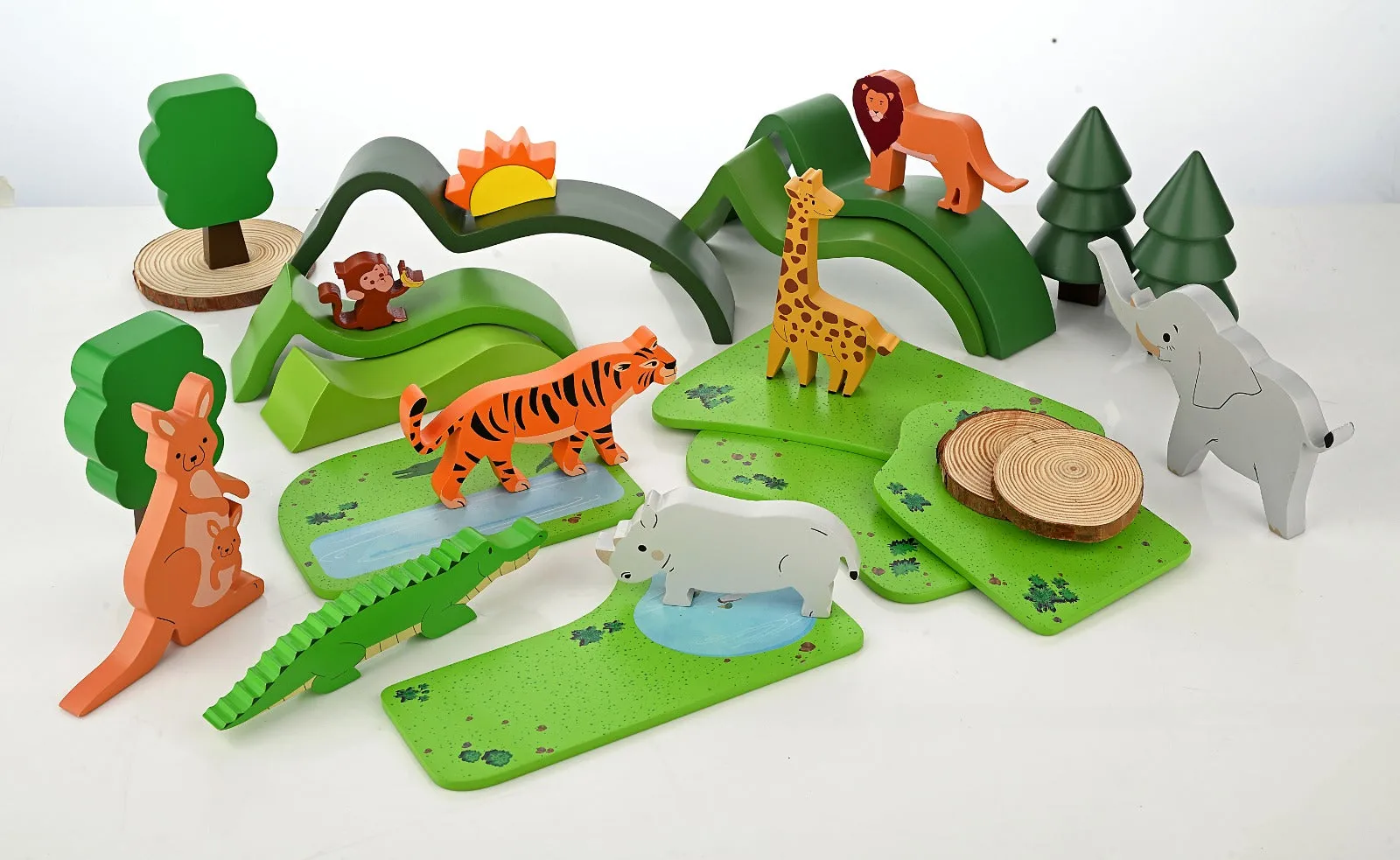 Wooden Forest Animals