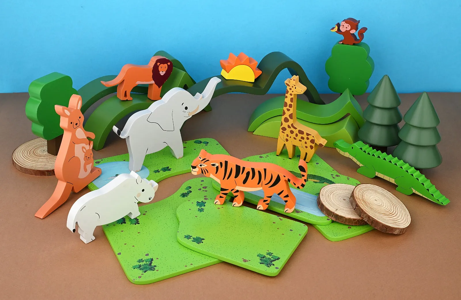 Wooden Forest Animals