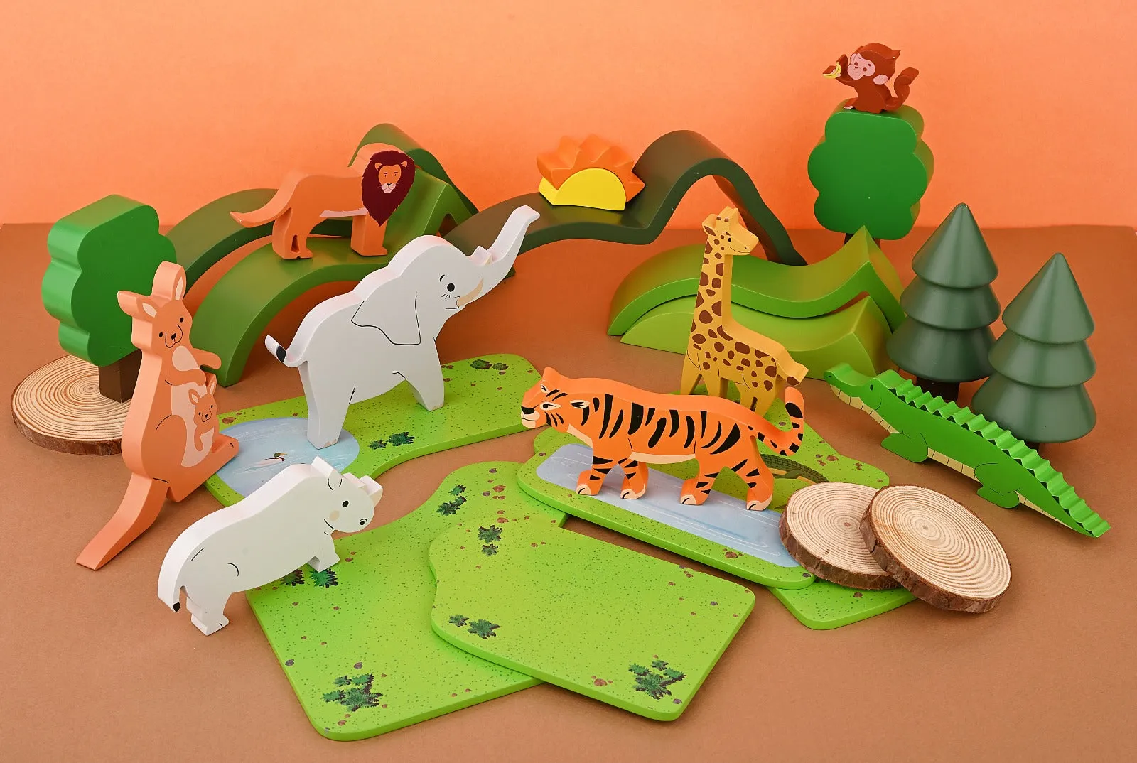 Wooden Forest Animals